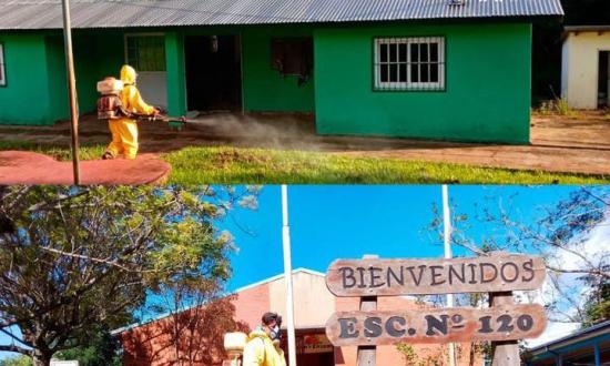 Concluyó con éxito la campaña de fumigación en escuelas sober...